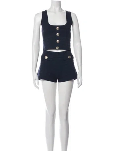 Pre-owned Retroféte Short Set In Black