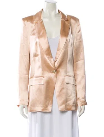 Pre-owned Retroféte Silk Blazer In Neutral