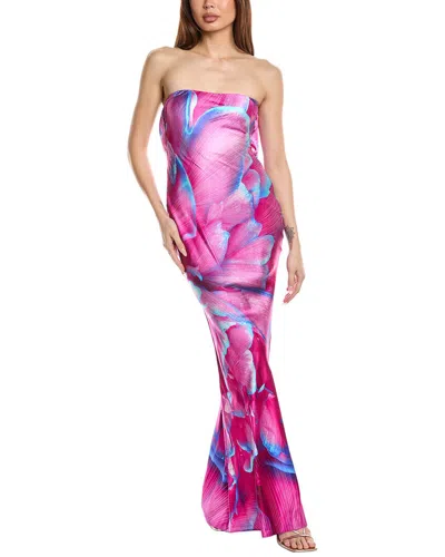 RETROFÉTE RETROFÊTE SILK-BLEND SLIP MAXI DRESS