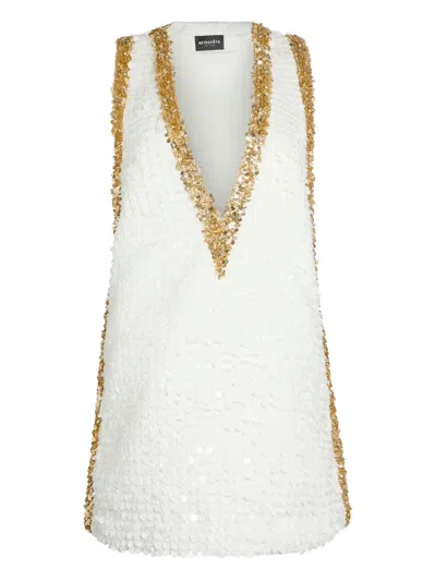 Retroféte Simmie Dress In White