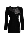 Retroféte Simona Jacket Dress In Black