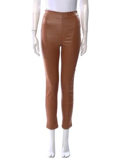 Pre-owned Retroféte Skinny Leg Pants In Brown