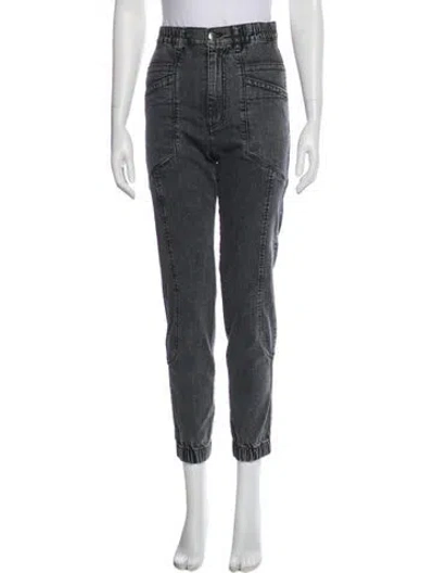 Pre-owned Retroféte Skinny Leg Pants In Gray