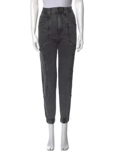 Pre-owned Retroféte Skinny Leg Pants In Gray