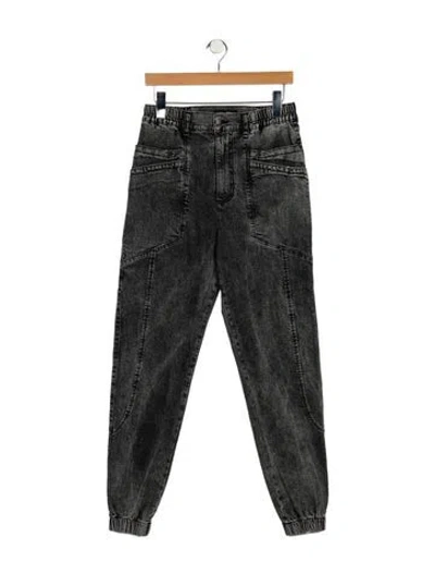 Pre-owned Retroféte Skinny Leg Pants In Gray