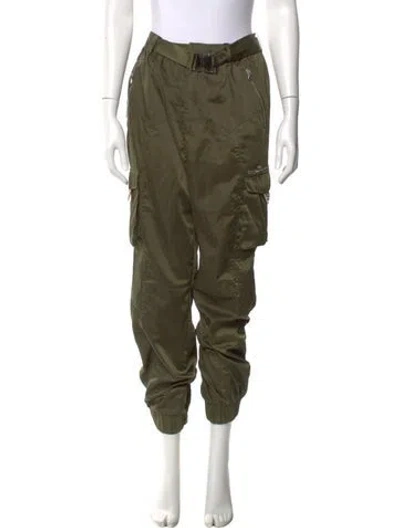 Pre-owned Retroféte Skinny Leg Pants In Green