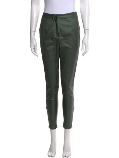 Pre-owned Retroféte Skinny Leg Pants In Green