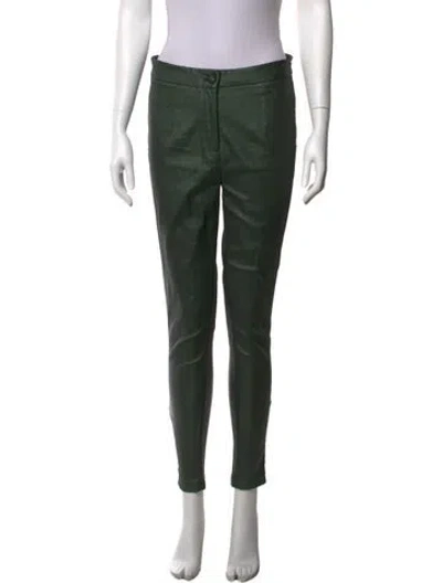 Pre-owned Retroféte Skinny Leg Pants In Green
