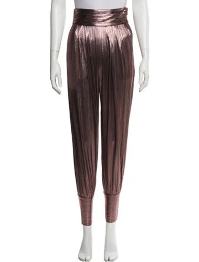 Pre-owned Retroféte Skinny Leg Pants In Pink