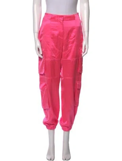Pre-owned Retroféte Skinny Leg Pants In Pink