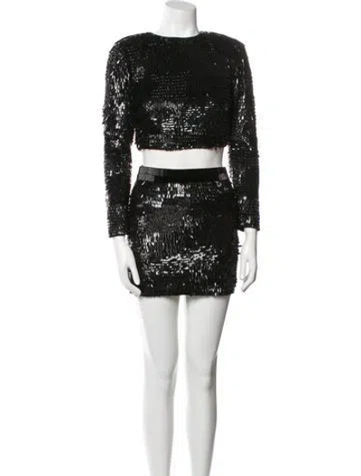 Pre-owned Retroféte Skirt Set In Black
