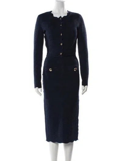 Pre-owned Retroféte Skirt Set In Blue