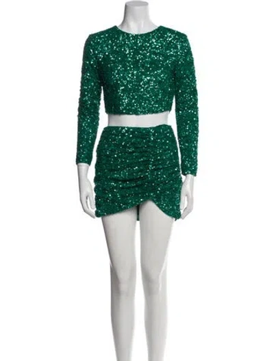Pre-owned Retroféte Skirt Set In Green