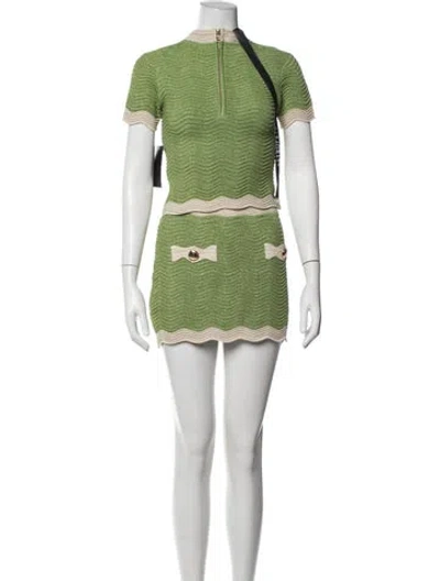 Pre-owned Retroféte Skirt Set In White