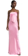 skye dress in fondant pink retrofete Skye Silk Dress  Retrofete