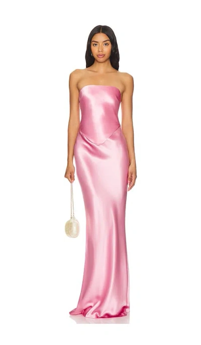 Retrofete Skye Dress In Fondant Pink