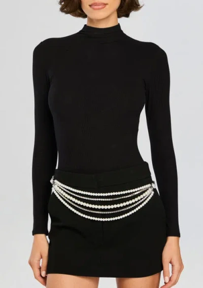 Retroféte Retrofête Sonya Pearl Belt In Gold