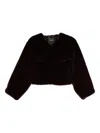 Retroféte Sparrow Jacket In Burgundy