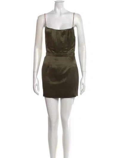 Pre-owned Retroféte Square Neckline Mini Dress W/ Tags In Neutral