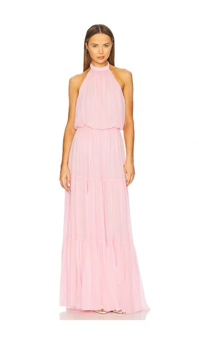 Retroféte Stephanie Dress In Earl Rose
