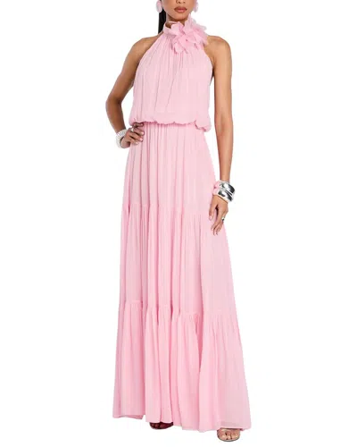 Retroféte Stephanie Maxi Dress In Pink