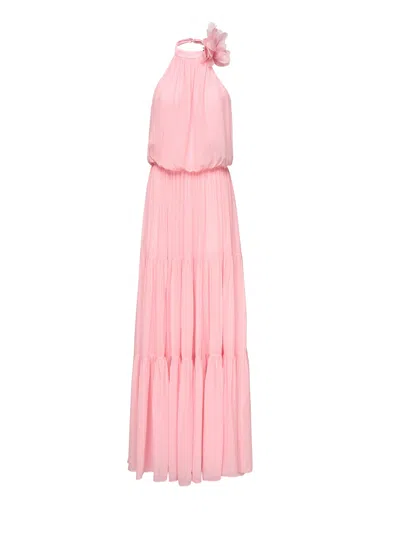 Retroféte Stephanie Viscose Dress In Pink