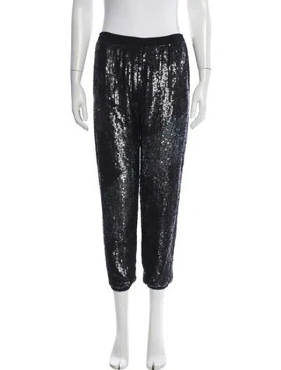 Pre-owned Retroféte Straight Leg Pants In Black