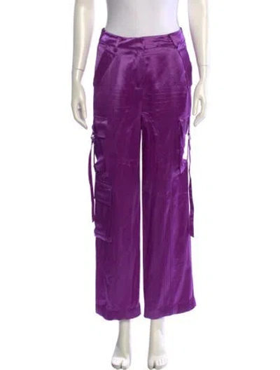 Pre-owned Retroféte Straight Leg Pants In Purple