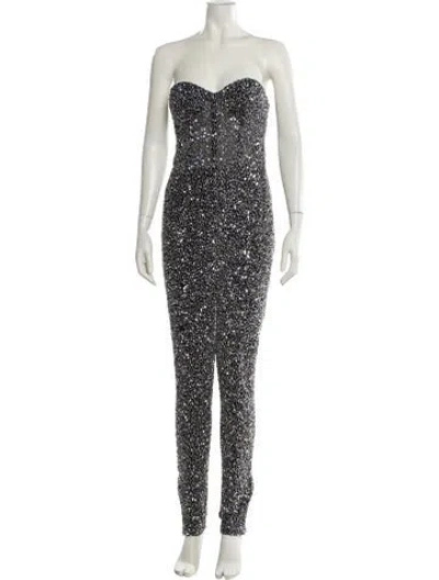 Pre-owned Retroféte Strapless Jumpsuit In Multi