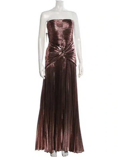 Pre-owned Retroféte Strapless Long Dress W/ Tags