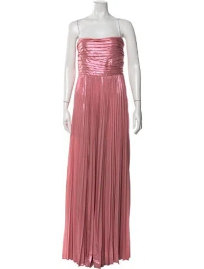 Pre-owned Retroféte Strapless Long Dress W/ Tags In Pink