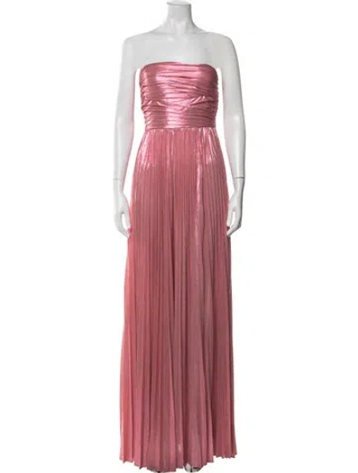 Pre-owned Retroféte Strapless Long Dress W/ Tags In Pink