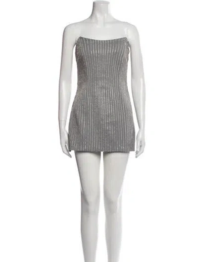 Pre-owned Retroféte Strapless Mini Dress In Black