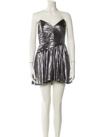 Pre-owned Retroféte Strapless Mini Dress In Multi