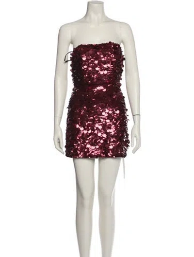 Pre-owned Retroféte Strapless Mini Dress In Multi