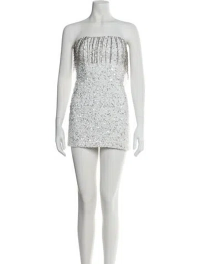 Pre-owned Retroféte Strapless Mini Dress In Multi