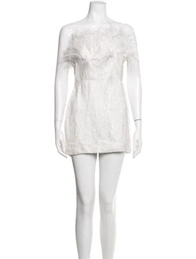 Pre-owned Retroféte Strapless Mini Dress In Multicolor