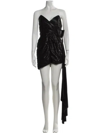 Pre-owned Retroféte Strapless Mini Dress W/ Tags In Black
