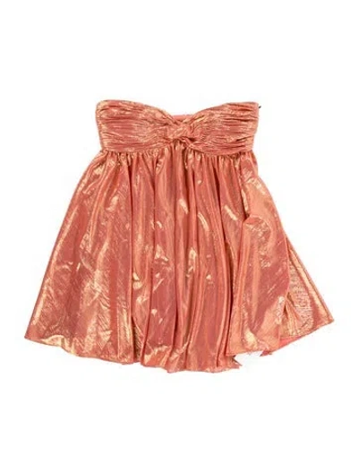 Pre-owned Retroféte Strapless Mini Dress W/ Tags In Pink