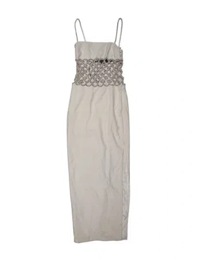 Pre-owned Retroféte Strapless Mini Dress In White