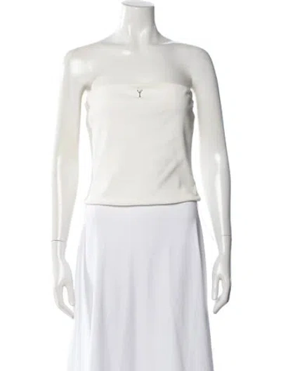 Pre-owned Retroféte Strapless Top In Neutral