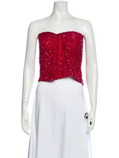 Pre-owned Retroféte Strapless Top W/ Tags In Black