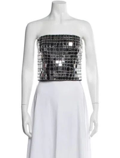 Pre-owned Retroféte Strapless Top In White