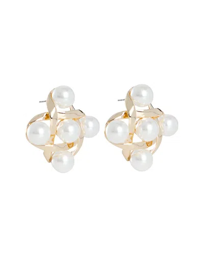 Retroféte Stud Earrings In Gold