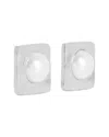 Retroféte Stud Earrings In Silver