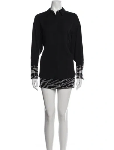 Pre-owned Retroféte Studded Accents Skirt Set In Black