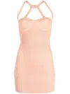 Retroféte Sumner Knitted Mini Dress In Pink