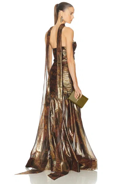 Retroféte Syden Dress In Burgundy