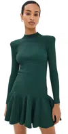 Retroféte Sydonie Knit Dress Metallic Pine