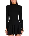 Retroféte Sydonie Knit Mini Dress In Black